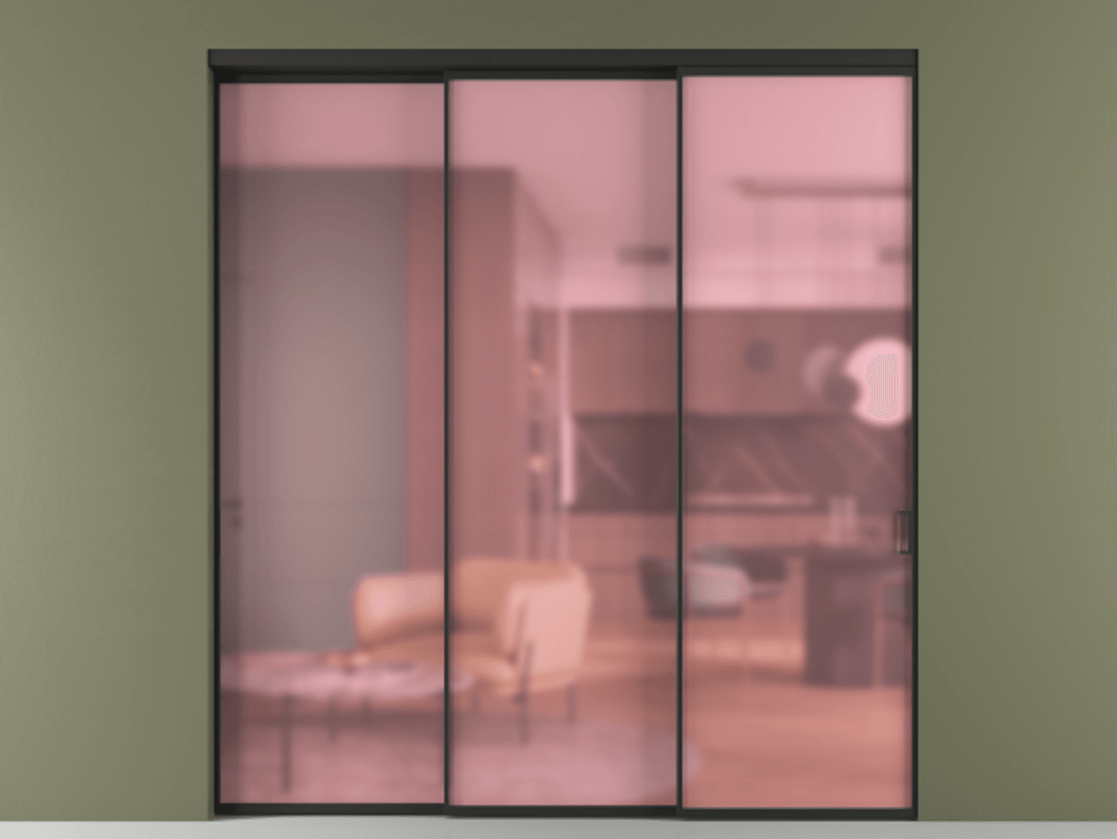 Перегородка Formato внутри проёма телескопик синхро 2 АЛПР 040.01 Алюминий Черный Сатинированное розовое стекло, триплекс. Скрытый короб ЧЕР Цена 316120 ₽ 1. Полотно 3 шт. (800/2100 мм)
2. Комплект установки раздвижной системы
3. Базовый комплект фурнитуры
4. Комплект фурнитуры телескопик синхро-2
5.Ручка RONDO
. Фабрика дверей Волховец 8 (800) 551 43 19 Перегородка Formato внутри проёма телескопик синхро 2 АЛПР 040.01 Алюминий Черный Сатинированное розовое стекло, триплекс Цена 316120 ₽ | Volhovec