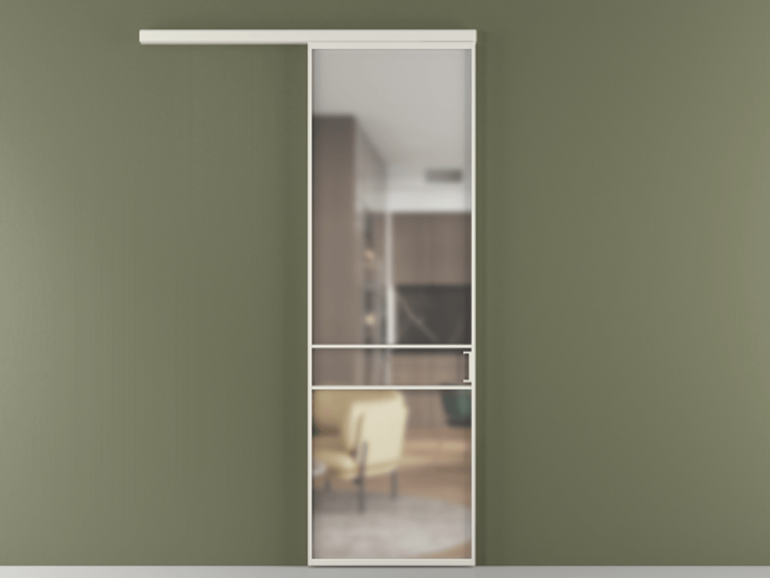 Перегородка Formato вдоль стены одностворчатая #VENDORCODE# #FURNISH# #GLASS# Цена #PRICE# #CURRENCY#  | Volhovec