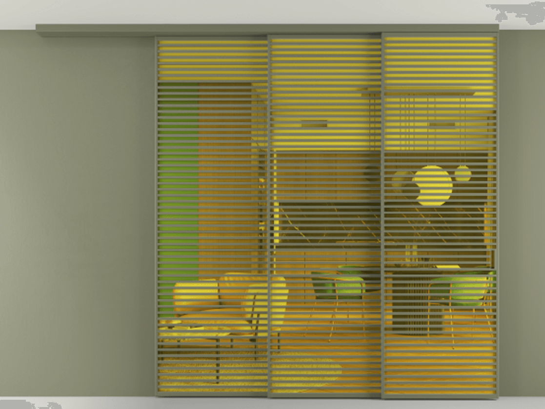 Перегородка Formato вдоль стены на потолок 3 створки с синхронным механизмом АЛПР 040.07 Алюминий оливковый тёмный Прозрачное жёлтое стекло, триплекс. Цена 655084 ₽ 1. Полотно 2 шт. (800/2100 мм)
2. Комплект установки раздвижной системы
3. Базовый комплект фурнитуры
4.Ручка RONDO
. Фабрика дверей Волховец 8 (800) 551 43 19 Перегородка Formato вдоль стены на потолок 3 створки с синхронным механизмом АЛПР 040.07 Алюминий оливковый тёмный Прозрачное жёлтое стекло, триплекс Цена 655084 ₽ | Volhovec