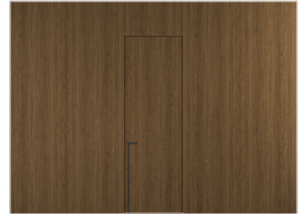 Панели для отделки стен Стеновая панель в искусственной отделке Лесной орех. Цвет Лесной орех. Материал Ламинатин. Коллекция Искусственные отделки. Картинка.