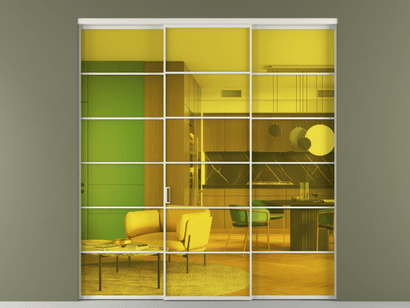 Алюминевая перегородка АЛПР 040.04_БЕЛ_ПРОЗ ЖЕЛ_new. Цвет Алюминий Белый. Материал Алюминий. Коллекция Перегородка Formato внутри проёма трёхстворчатая. Фото. Алюминевая перегородка АЛПР 040.04_БЕЛ_ПРОЗ ЖЕЛ_new. Цвет Алюминий Белый. Материал Алюминий. Коллекция Перегородка Formato внутри проёма трёхстворчатая. Картинка.