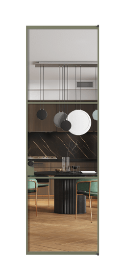 Межкомнатная дверь АЛПЛ040.03 Crystalvision АОТ. Цвет Алюминий оливковый тёмный. Материал Алюминий в эмали. Коллекция Formato. Фото. Дверь межкомнатная АЛПЛ040.03 Crystalvision АОТ. Цвет Алюминий оливковый тёмный. Материал Алюминий в эмали. Коллекция Formato. Картинка.