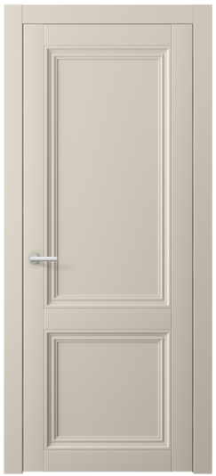 Дверь межкомнатная 2523 МБСР. Цвет Матовый бежево-серый. Материал Гладкая эмаль. Коллекция Centro. Картинка.
