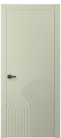 Дверь межкомнатная 8059 NCS S 1005-G50Y. Цвет NCS. Материал Гладкая эмаль. Коллекция Linea. Картинка.