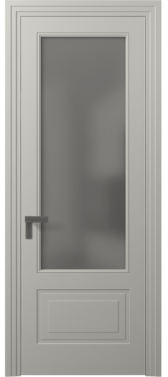 Дверь межкомнатная 8342 МТСР СЕР САТ. Цвет Матовый тёплый серый. Материал Гладкая эмаль. Коллекция Рокка. Картинка.