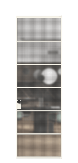 Межкомнатная дверь АЛПЛ040.04 АПБЛ MS. Цвет Алюминий пудровый белый. Материал Алюминий в эмали. Коллекция Formato. Фото. Дверь межкомнатная АЛПЛ040.04 АПБЛ MS. Цвет Алюминий пудровый белый. Материал Алюминий в эмали. Коллекция Formato. Картинка.