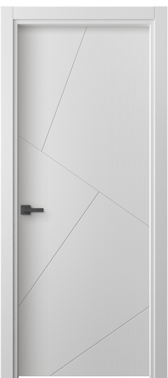Дверь межкомнатная 8058 МБЛ. Цвет Матовый белоснежный. Материал Гладкая эмаль. Коллекция Linea. Картинка.