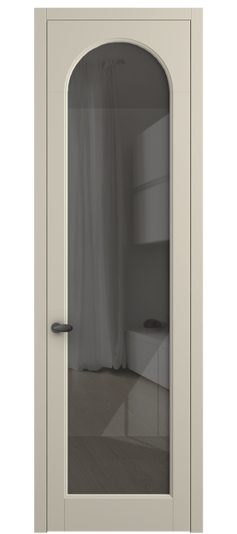 Дверь межкомнатная 6804 МБСР Stopsol Grey. Цвет Матовый бежево-серый. Материал Гладкая эмаль. Коллекция Palazzo. Картинка.