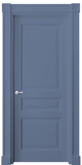 Дверь межкомнатная 6325 Голубино-синий RAL 5014. Цвет RAL. Материал Массив бука эмаль. Коллекция Toscana Elegante. Картинка.
