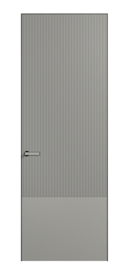 Дверь межкомнатная АКП 8203 МНСР Матовый нейтральный серый. Цвет Матовый нейтральный серый. Материал Гладкая эмаль. Коллекция Velvet. Картинка.