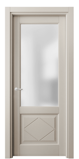 Дверь межкомнатная 6342 БСБЖ САТ. Цвет Бук светло-бежевый. Материал Массив бука эмаль. Коллекция Toscana Rombo. Картинка.