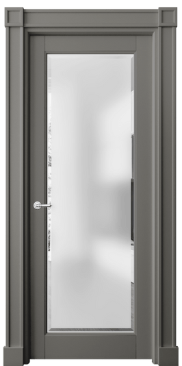 Дверь межкомнатная 6300 БКЛС САТ-Ф. Цвет Бук классический серый. Материал Массив бука эмаль. Коллекция Toscana Plano. Картинка.