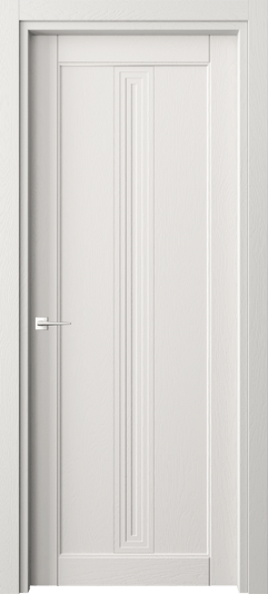 Дверь межкомнатная 6121 ДПБЛ. Цвет Дуб пудровый белый. Материал Массив дуба эмаль. Коллекция Ego. Картинка.