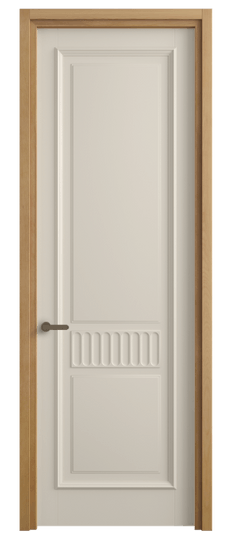 Дверь межкомнатная 6707 ББСР . Цвет Бук бежево-серый. Материал Массив бука эмаль. Коллекция Charm. Картинка.