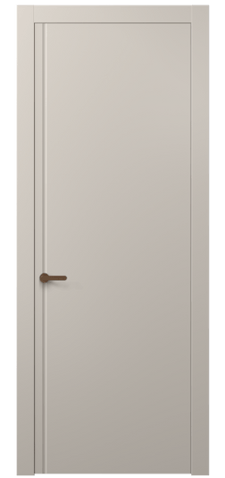 Дверь межкомнатная 8644 МСБЖ . Цвет Матовый светло-бежевый. Материал Гладкая эмаль. Коллекция Alba. Картинка.