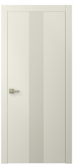 Дверь межкомнатная 8042 ММБ . Цвет Матовый молочно-белый. Материал Гладкая эмаль. Коллекция Linea. Картинка.