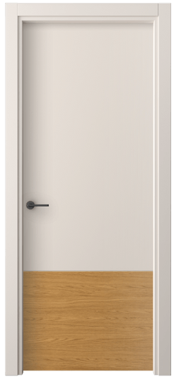 Дверь межкомнатная 4229 ПЭПБ. Цвет ПЭТ пудровый бежевый. Материал ПЭТ. Коллекция Freedom. Картинка.