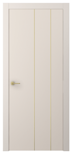 Дверь межкомнатная АКП 4205 ПЭПБ. Цвет ПЭТ пудровый бежевый. Материал ПЭТ. Коллекция Freedom. Картинка.