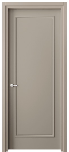 Дверь межкомнатная 8101 МБСК. Цвет Матовый бисквитный. Материал Гладкая эмаль. Коллекция Paris. Картинка.