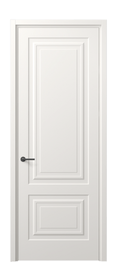 Дверь межкомнатная 8451 МПБЛ. Цвет Матовый пудровый белый. Материал Гладкая эмаль. Коллекция Mascot. Картинка.