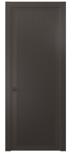 Дверь межкомнатная АКП 8622 МАН. Цвет Матовый антрацит. Материал Гладкая эмаль. Коллекция Dune. Картинка.