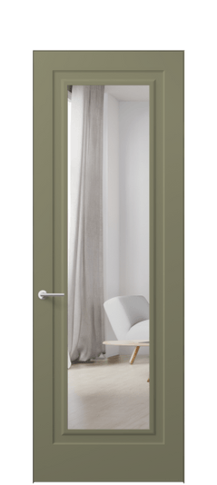 Дверь межкомнатная 8403 Жёлто-серый RAL 7034. Цвет RAL Жёлто-серый RAL 7034. Материал Гладкая эмаль. Коллекция Mascot. Картинка.