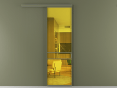 Перегородка Formato вдоль стены одностворчатая