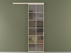 Перегородка Формато вдоль стены 1 створка