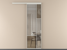 Перегородка Mosaic вдоль стены одностворчатая