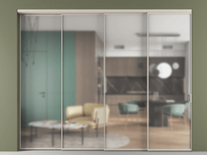 Перегородка Formato внутри проёма телескопик синхро 3