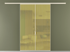 Перегородка Formato вдоль стены двустворчатая