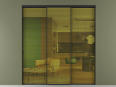 Перегородка Формато внутри проёма 3 створки