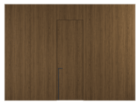 Панели для отделки стен Стеновая панель в искусственной отделке Лесной орех. Цвет Лесной орех. Материал Ламинатин. Коллекция Искусственные отделки. Картинка.