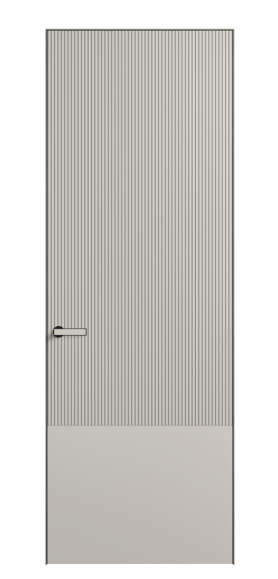 Дверь межкомнатная АКП 8203 МОС Матовый облачно-серый. Цвет Матовый облачно-серый. Материал Гладкая эмаль. Коллекция Вельвет. Картинка.