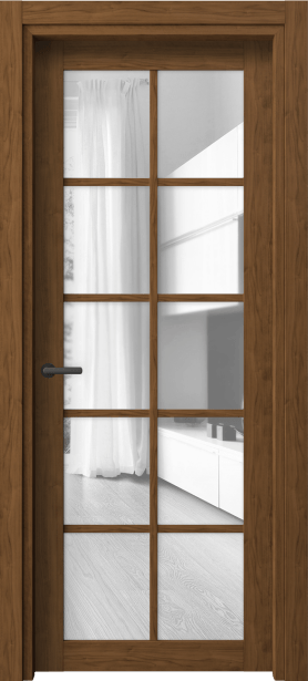 Дверь межкомнатная 2106 ЛОР ПРОЗ. Цвет Лесной орех. Материал Ламинатин. Коллекция Нео. Картинка.