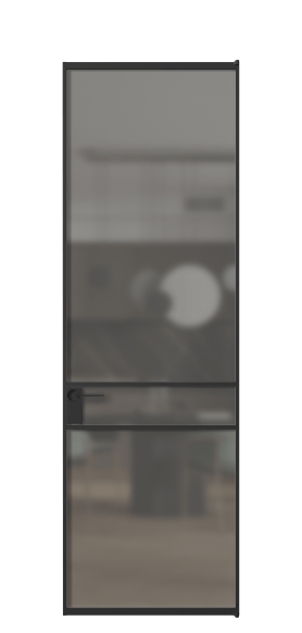 Межкомнатная дверь АЛПЛ040.02 Серый сатин триплекс ЧЕР. Цвет Алюминий Черный. Материал Алюминий. Коллекция Formato. Фото. Дверь межкомнатная АЛПЛ040.02 Серый сатин триплекс ЧЕР. Цвет Алюминий Черный. Материал Алюминий. Коллекция Formato. Картинка.