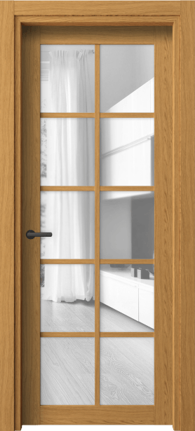 Дверь межкомнатная 2106 ВНД ПРОЗ. Цвет Ванильный дуб. Материал Ламинатин. Коллекция Нео. Картинка.
