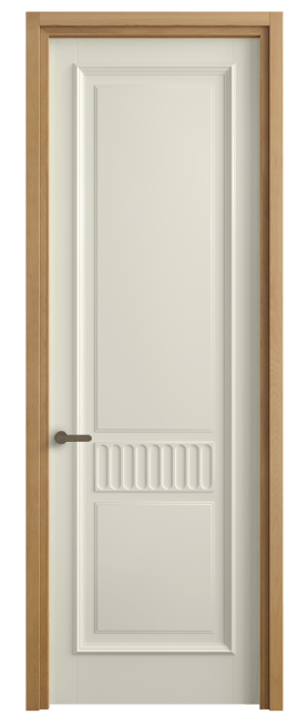 Дверь межкомнатная 6707 ММБ. Цвет Матовый молочно-белый. Материал Гладкая эмаль. Коллекция Шарм. Картинка.