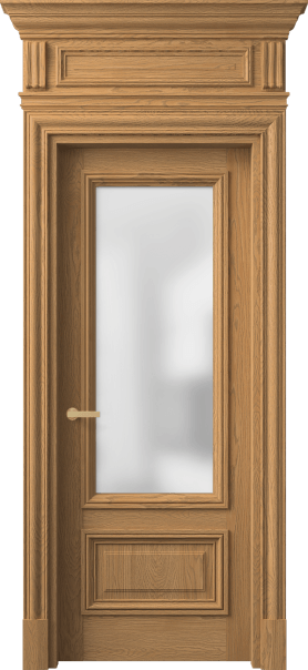 Дверь межкомнатная 7306 ДПШ.М САТ. Цвет Дуб пшеничный матовый. Материал Массив дуба матовый. Коллекция Антик. Картинка.