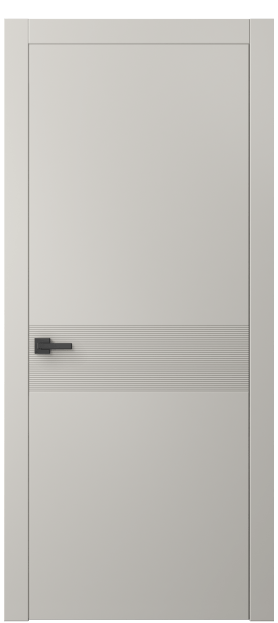 Дверь межкомнатная 8041 МОС. Цвет Матовый облачно-серый. Материал Гладкая эмаль. Коллекция Линия. Картинка.