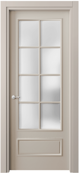 Межкомнатная дверь 8112 МСБЖ САТ. Цвет Матовый светло-бежевый. Материал Гладкая эмаль. Коллекция Paris. Фото. Дверь межкомнатная 8112 МСБЖ САТ. Цвет Матовый светло-бежевый. Материал Гладкая эмаль. Коллекция Paris. Картинка.